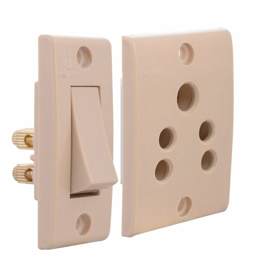 Anchor Switch and Socket (1 Set) INDRICO®